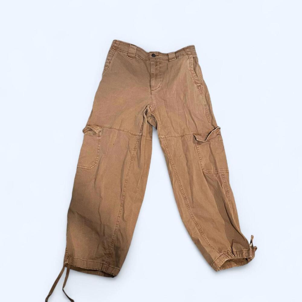 Old Navy brown balloon cargo pants size medium